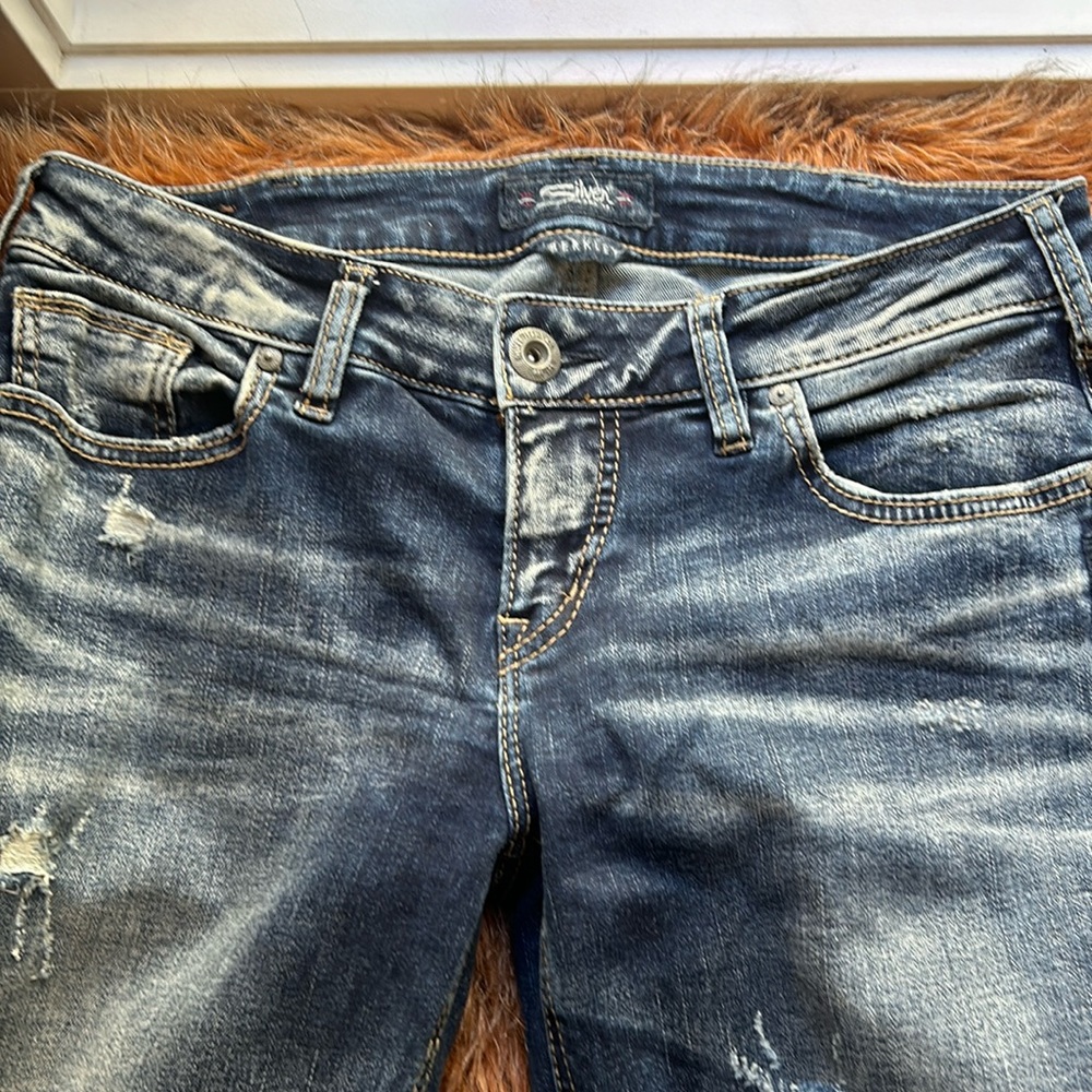 Silver jeans